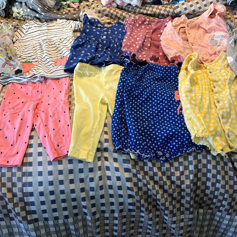 Carter’s 11 piece bundle girls- 9 months